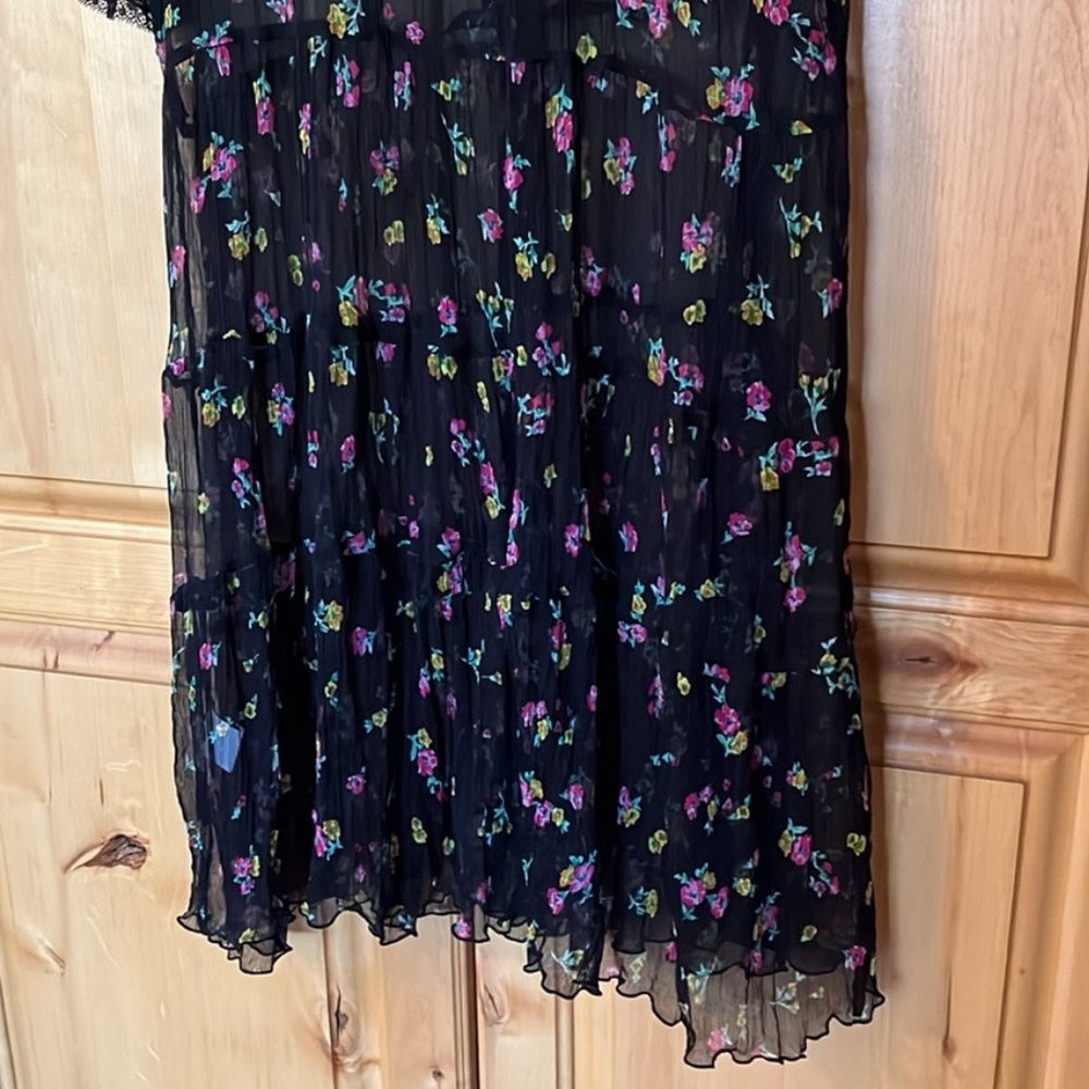 Johnny Was Natalia Sheer Tiered Mini Dress - Picture 10 of 11